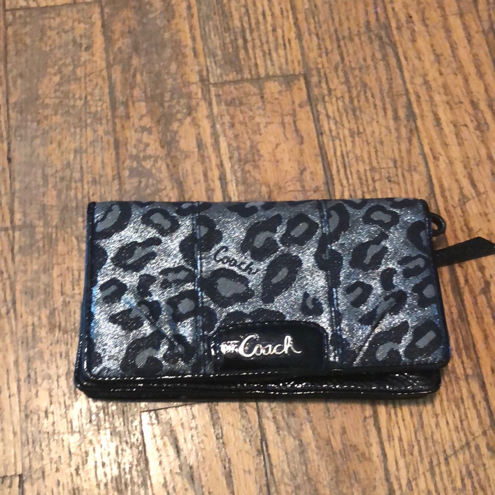 Leopard Coach Wallet